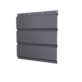 Софит Grand Line Серый без перфорации 0,5 Satin