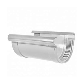 Соединитель желоба с прокладкой (Система 90) Белый