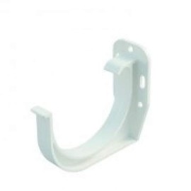 Стальной кронштейн держателя ПВХ (Система 90) Белый