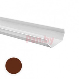 Желоб водосточный Murol U-110 Коричневый, 3м