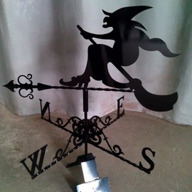 Флюгер Баба-яга