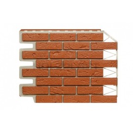 Цокольный сайдинг Holzplast Кирпич